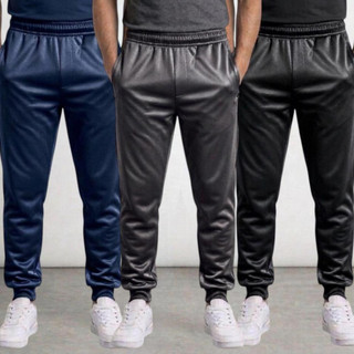 Kit 3 Calças Jogger Unissex Com Refletivo Pequeno Esportiva Para Academia e Trabalho Calça Adulto Reforçada