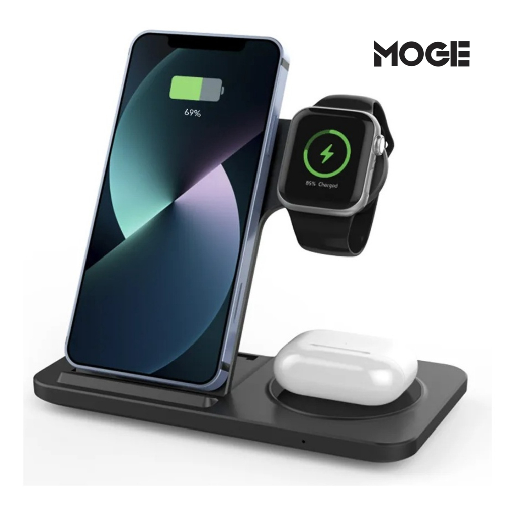 Carregador Sem Fio 18W por Indução | Dock Station Wireless | Prosync