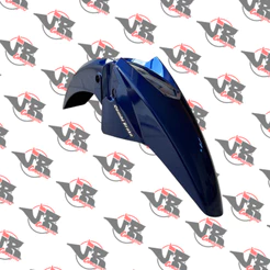 Paralama Dianteiro Titan 160 2024 Azul Spencer PARAMOTOS Com adesivo