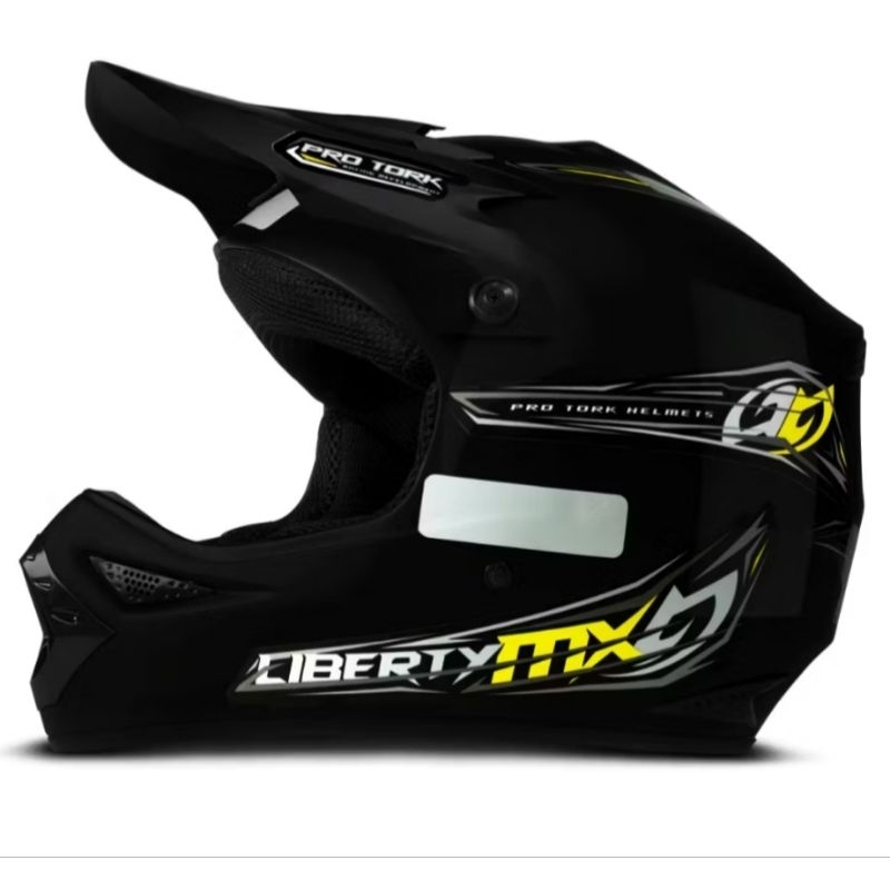 Capacete Cross Pro Tork Liberty MX fechado Trilha enduro