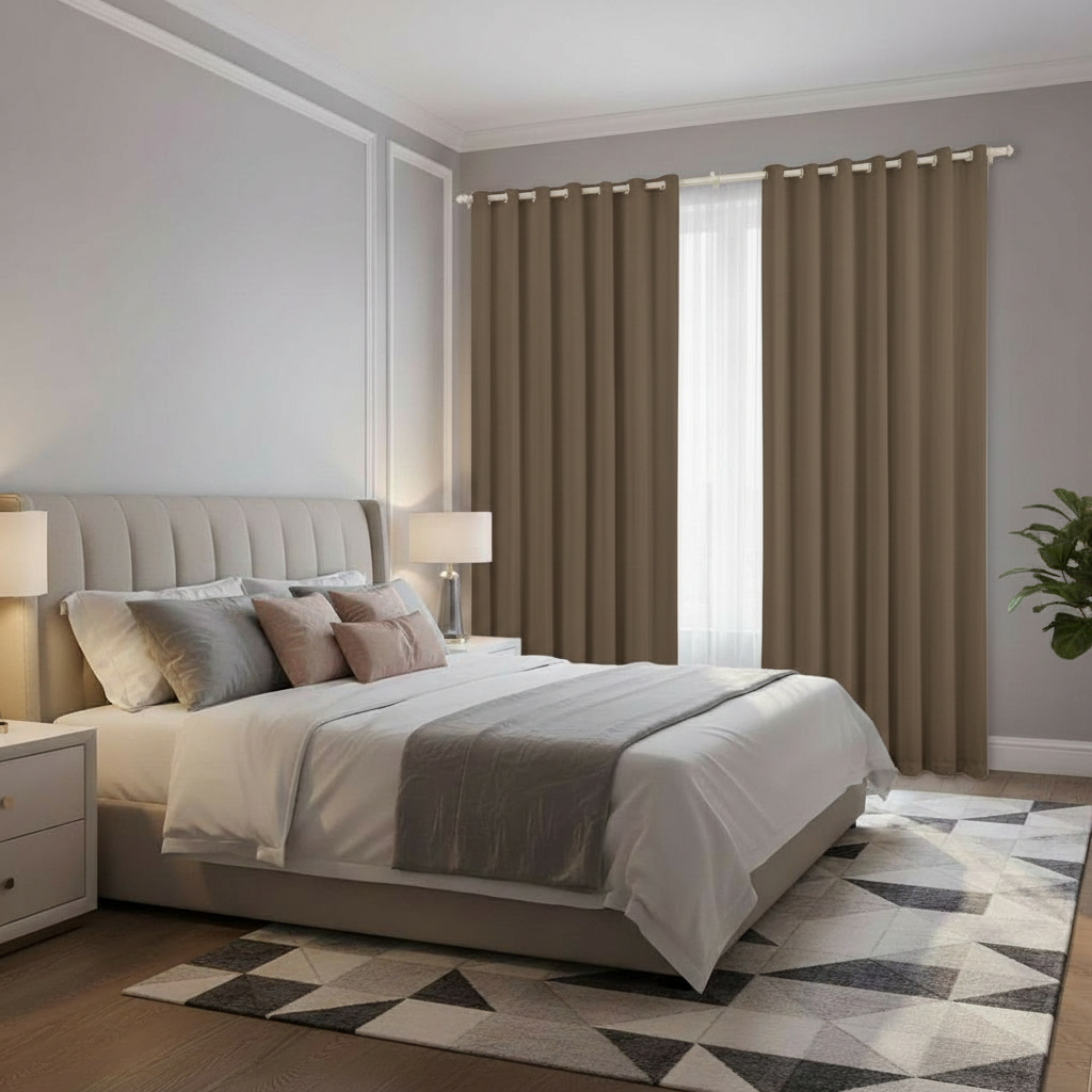 Cortina de Janela 2 80 X 1 80 Tecido Oxford Premium Sala Quarto Escritório em Oferta na Shopee