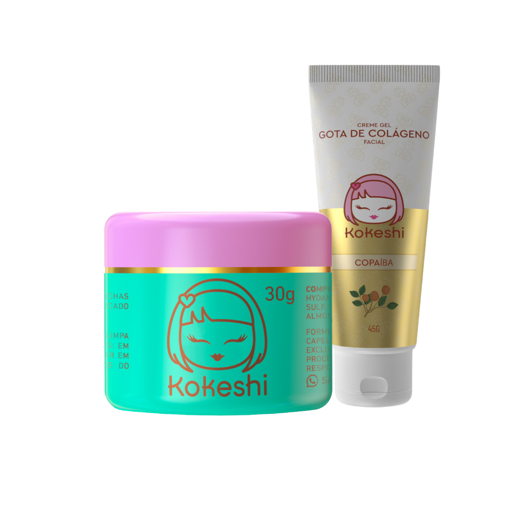 Kit Gota de Colágeno Pele de Porcelana Kokeshi Hidratação e Firmeza em Oferta na Shopee