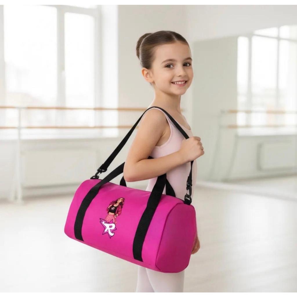 Bolsa Feminina Emilly Vinck Grupo Dos Rosas Mochila Bale Natação Academia Esportiva Adulto Infantil Kids Promoção