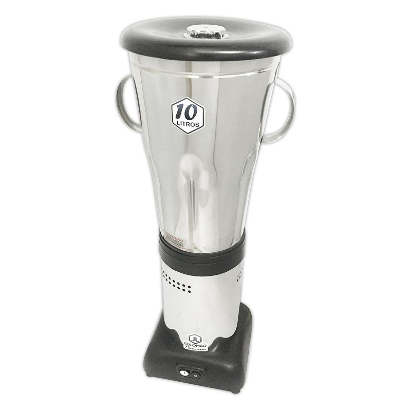 Liquidificador Industrial Profissional Triturador Aço Inox 10 Litros Açai Potente JL Colombo