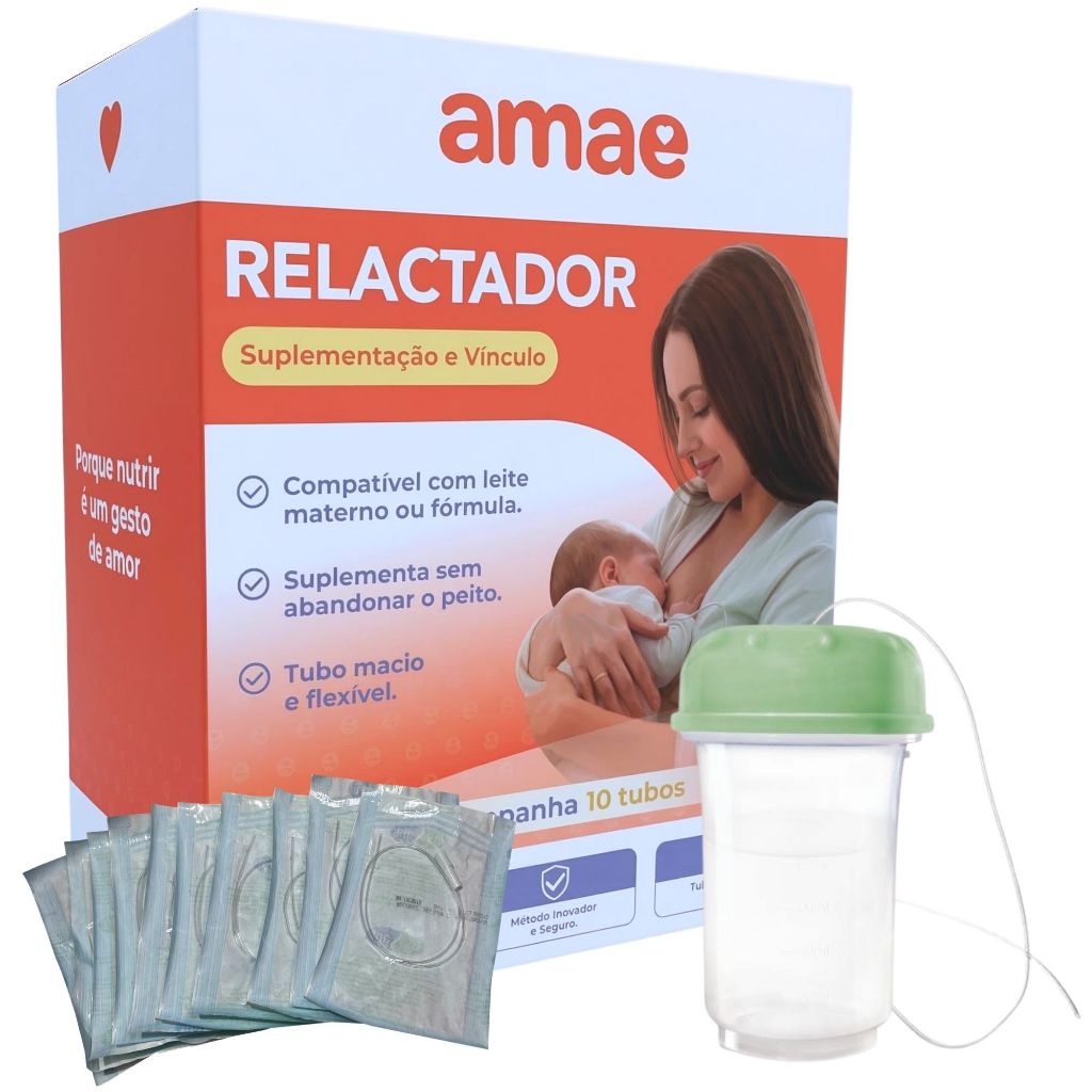 Relactador C/ 10 Sondas Suplementação Alimentação Amae