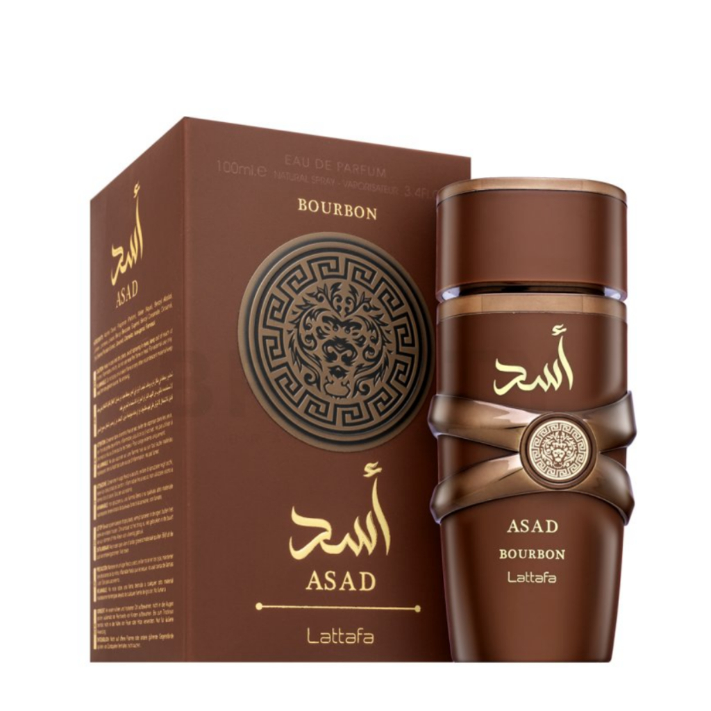 Perfume Asad Bourbon Masculino 100ml Original Importado Árabe Alta Fixação Amadeirado Intenso
