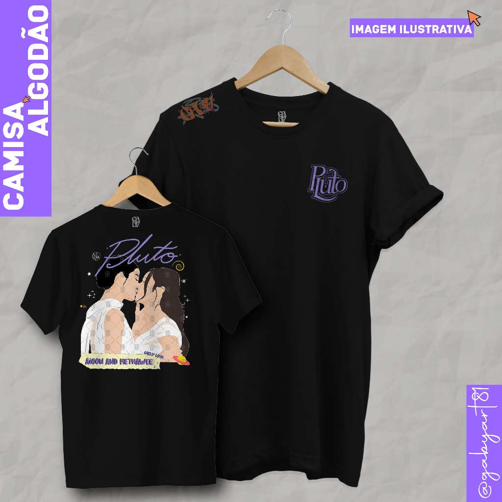 Camiseta Pluto The Séries • Girls Love [ALGODÃO PREMIUM] Camisa 100% Algodão