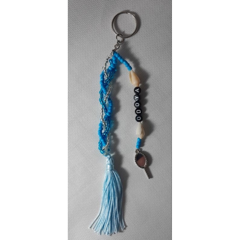 Chaveiro artesanal personalizado Orixá Iemanjá Odoya Umbanda Candomblé