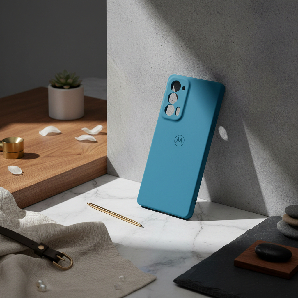 CAPA PARA CELULAR MOTOROLA MOTO EDGE 20 COR AZUL