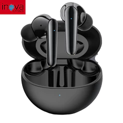 INOVA Fone de ouvido bluetooth 5.4 sem fio Pro4 Premium HiFi 9D Estéreo Alta Fidelidade Fone Microfone