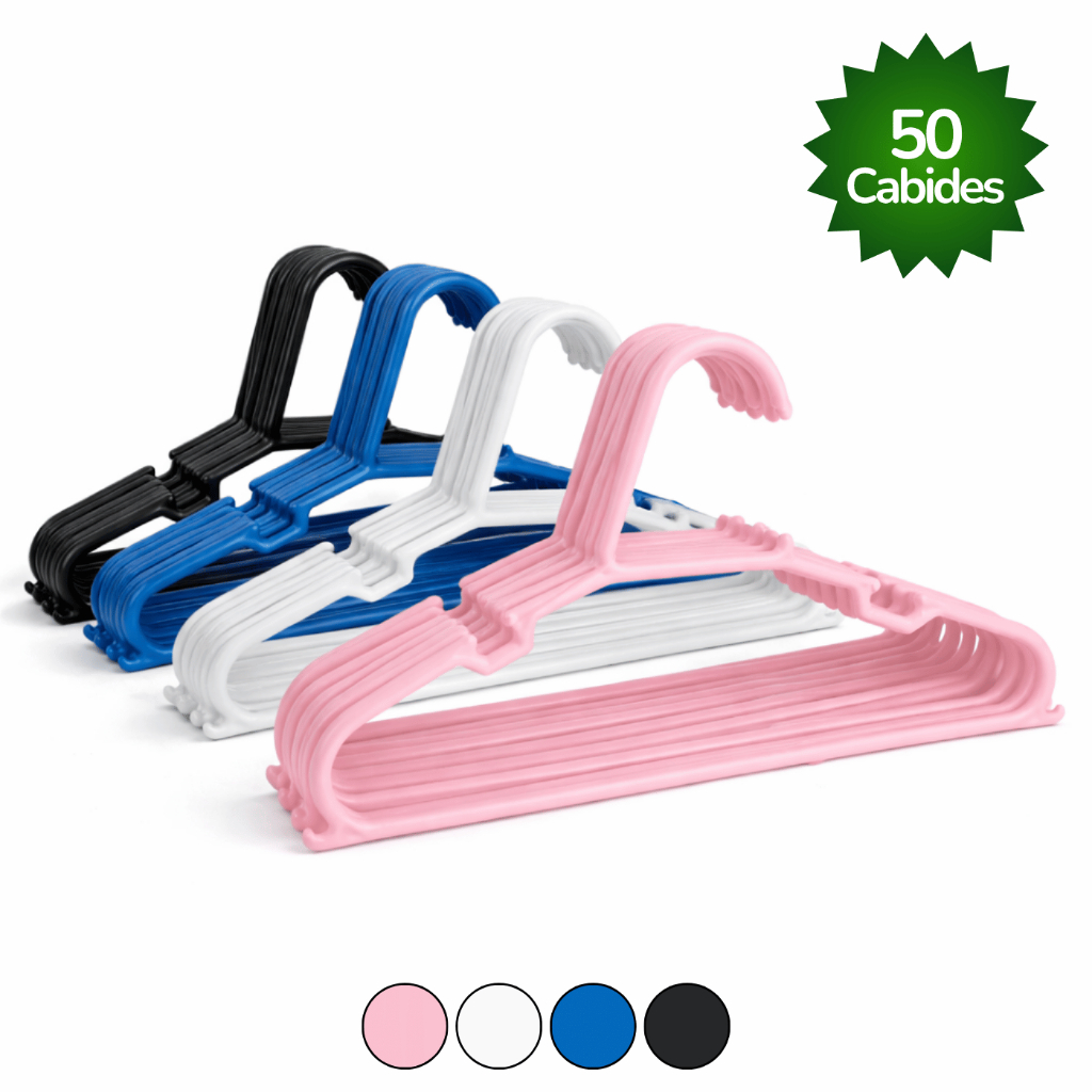 Kit 50 Cabides Infantil Para Enxoval Bebê Reforçado em Oferta na Shopee