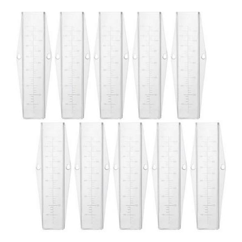 10 Pluviômetro Multitec - Medidor De Chuva - 130mm - Cunha