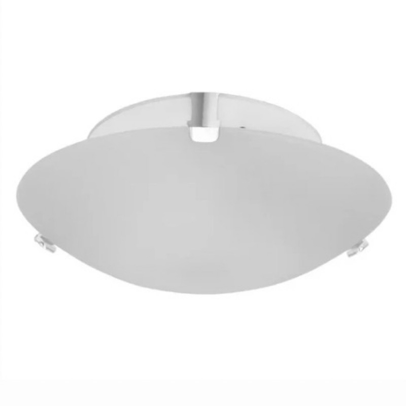 luminária de teto Plafon redondo 25 cm fosco 1xE27 econômica e eficiente