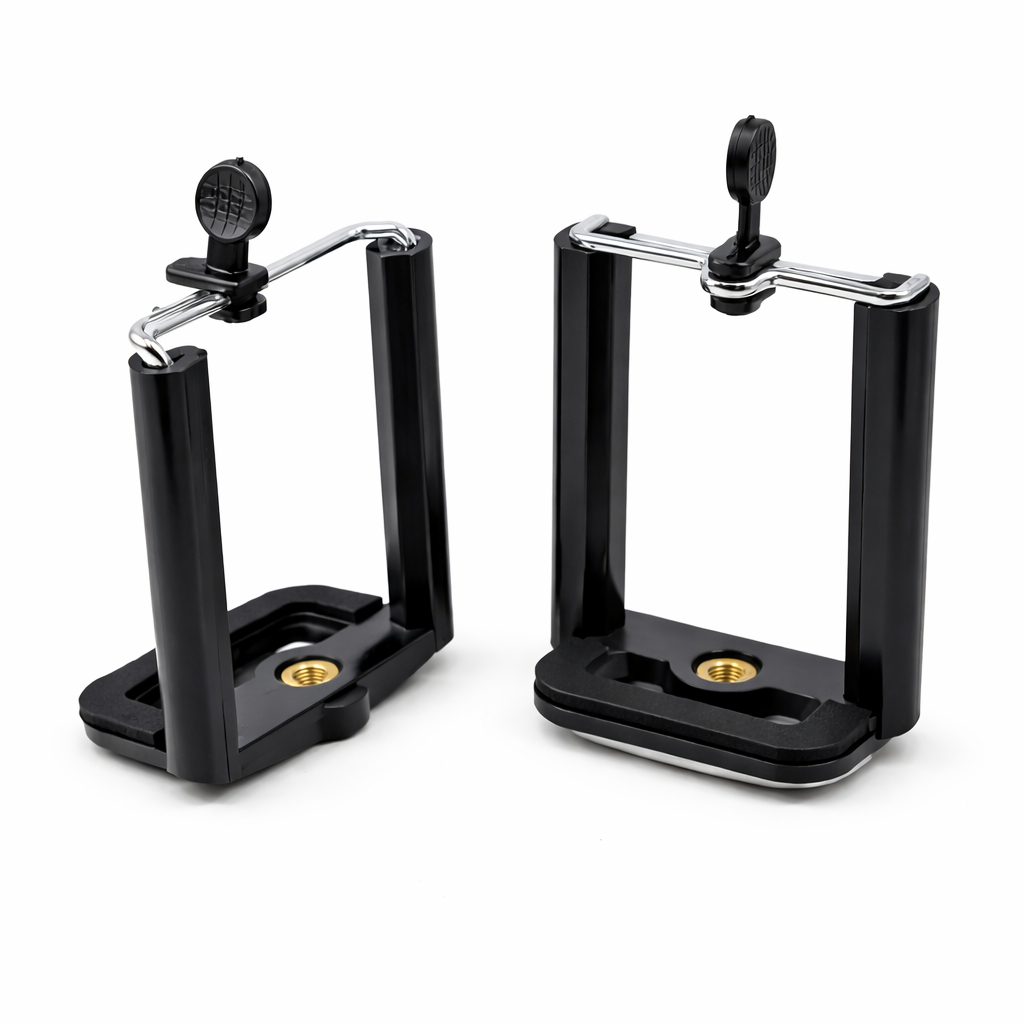 Suportes Celular Universal Para Tripé Rosca 1/4 Ajustável