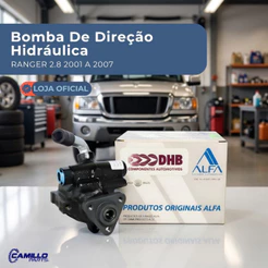 Bomba Direção Hidráulica Ranger 2.8 2001 a 2007 Maxion S10 Blazer Sprinter DHB Sem Polia