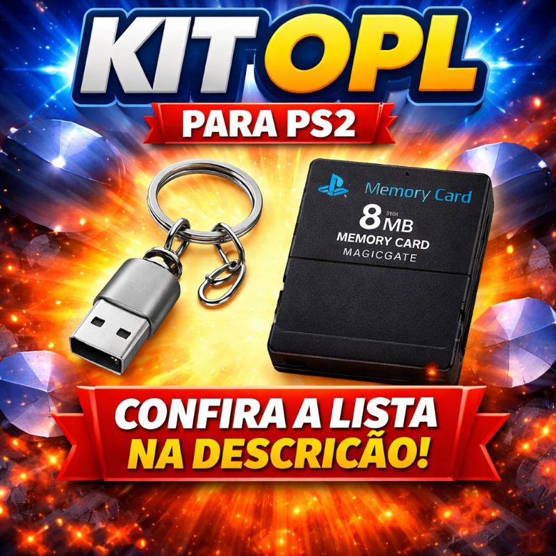 Kit Memóry card 8mb + Pendrive 64Gb