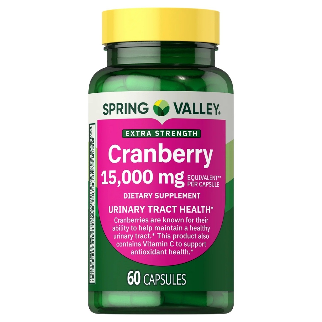 Cranberry Spring Valley 15000 Mg 60 Cápsulas