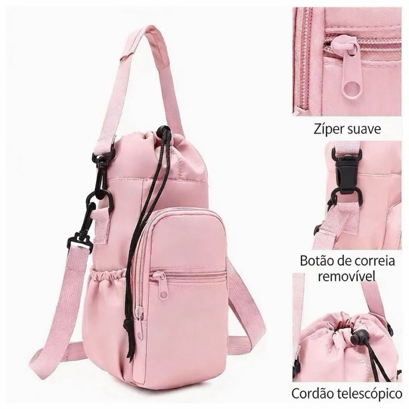 Bolsa Garrafa de Água Para Celular Manga para Garrafa de Água para Caminhada e Trekking