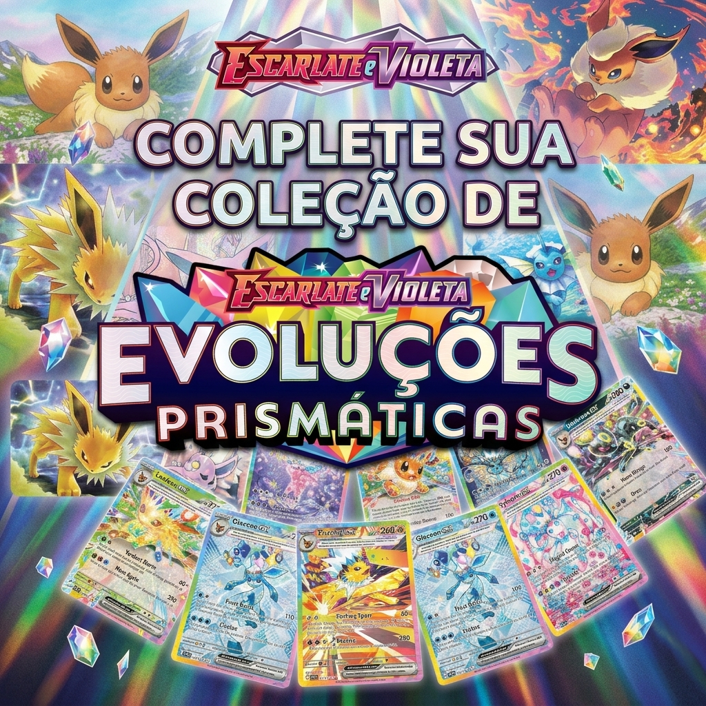 Complete sua coleção de Evoluções Prismáticas