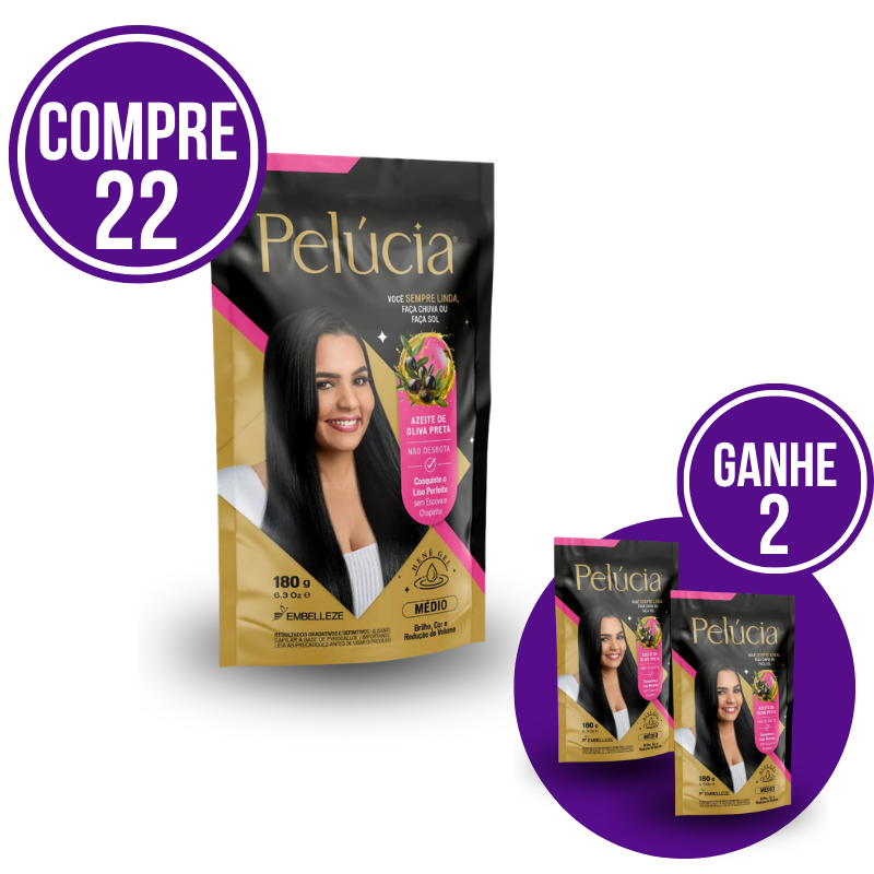 Kit Compre 22 e Ganhe 2 Henês Pelúcia Pouch Médio