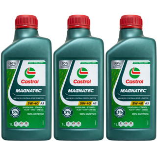 Kit 03 Óleo Motor 5w40 Castrol Magnatec Vw 502 505 A3/b4 em Oferta na Shopee
