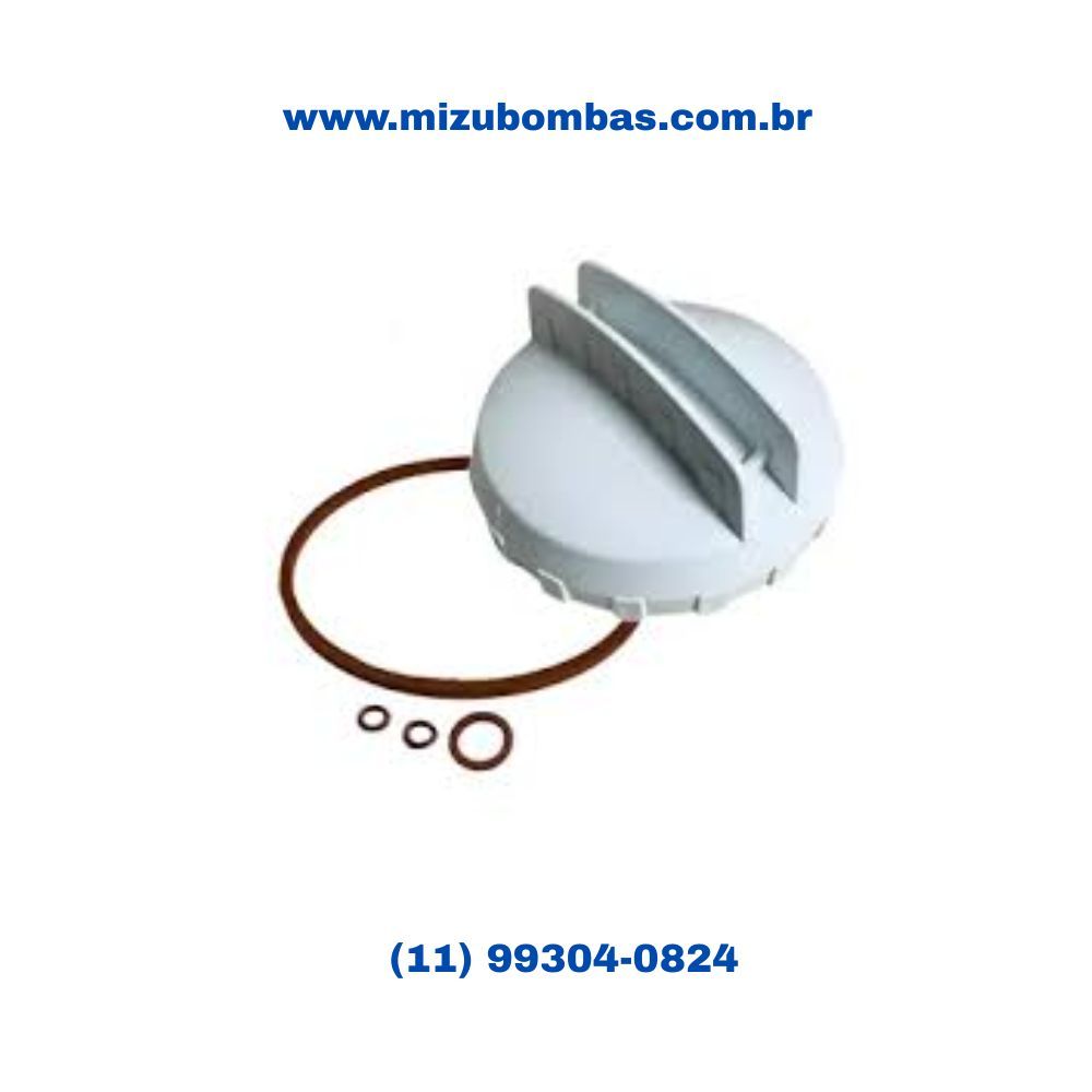 CONJUNTO TAMPA DOSADOR SODRAMAR+ANEIS DE VEDAÇÃO DOSADOR