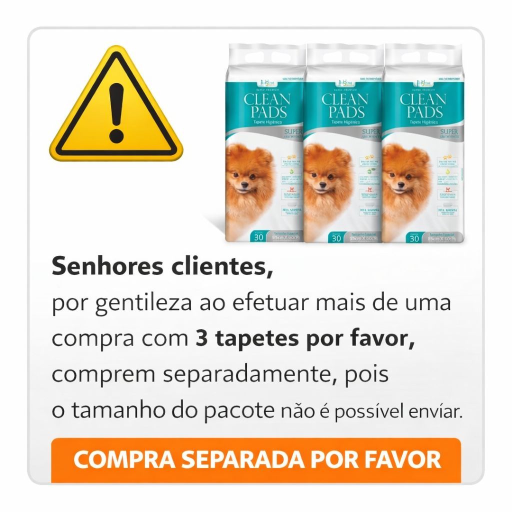Kit 3 pacote clean pads