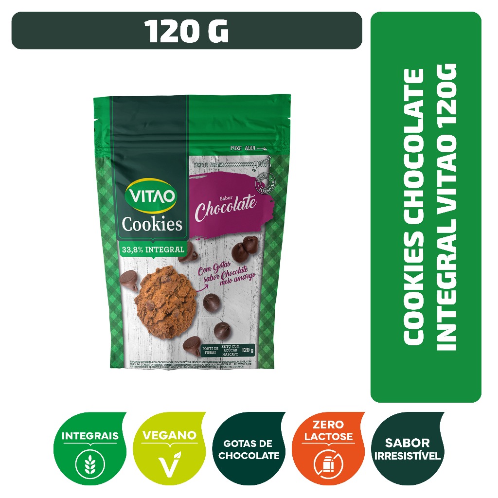 Cookies Chocolate Integral Vitao 120 g