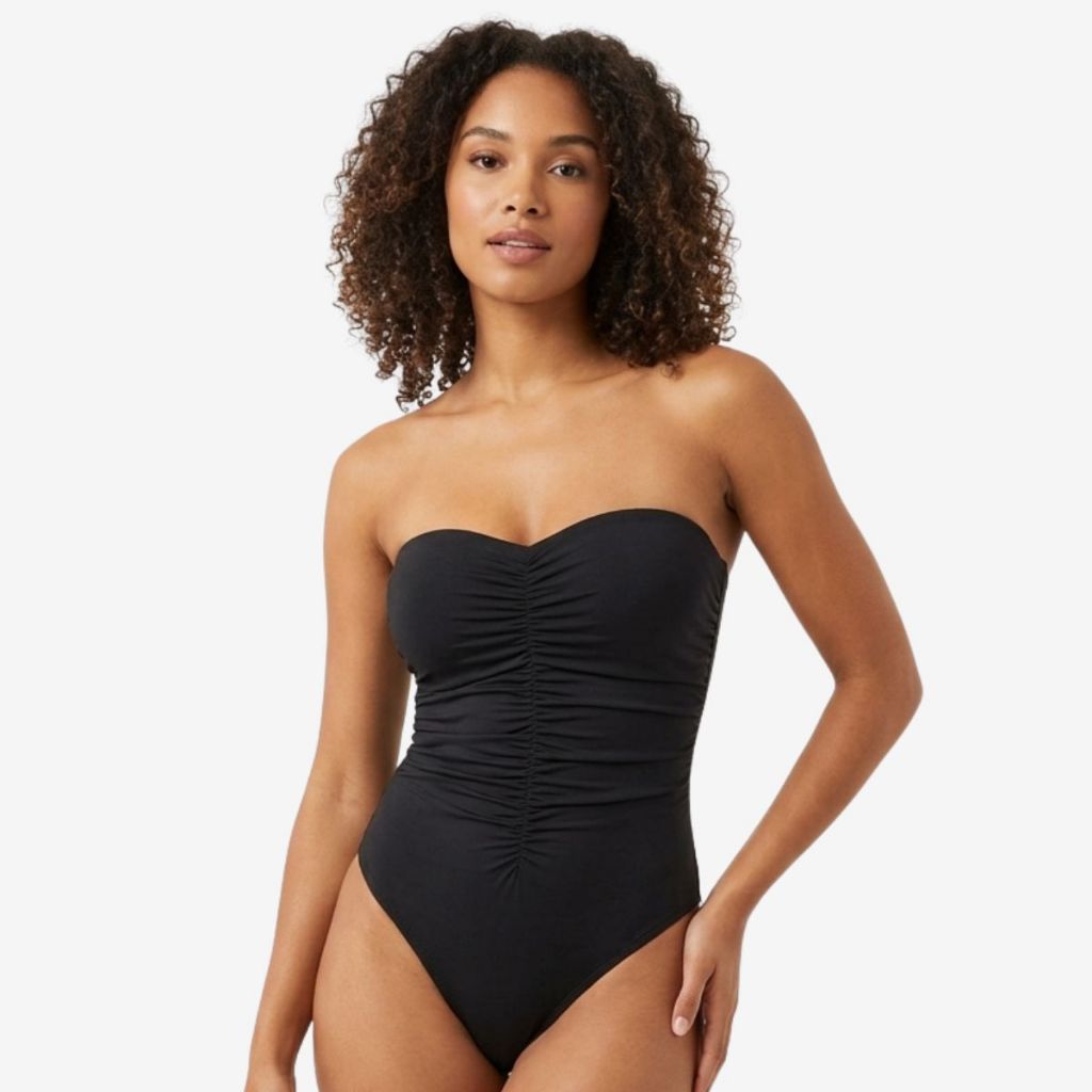 Kit 2 Body Tomara que caia Franzido Drapeado Feminino com Textura Elegante Casual em Oferta na Shopee