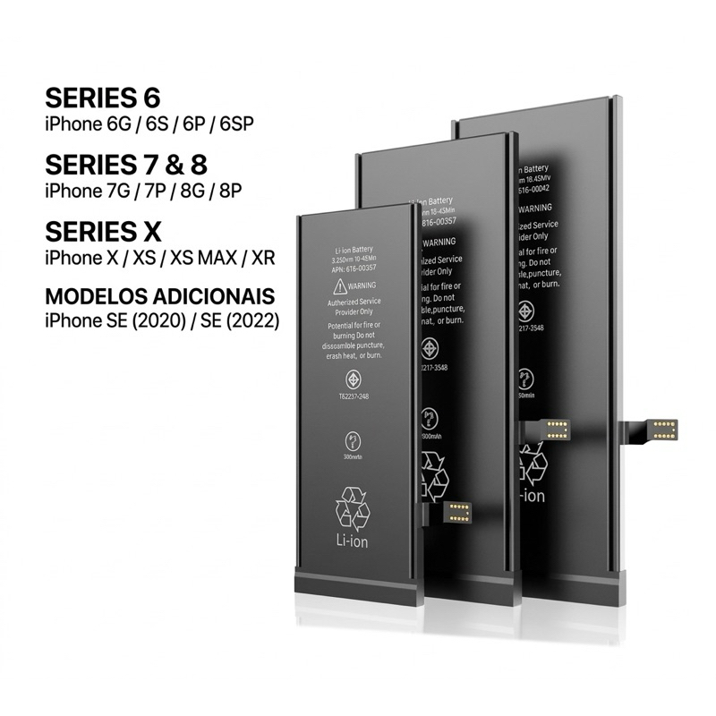 Bateria para iPhone com Alta Durabilidade e Desempenho Estável Original