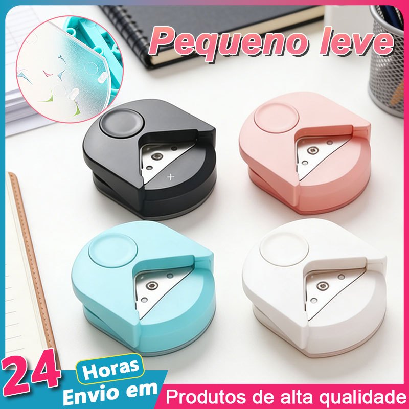 R4 Mini Arredondador De Cant 3 Em 1portátil Cortador De Fotos Aparador De Papel