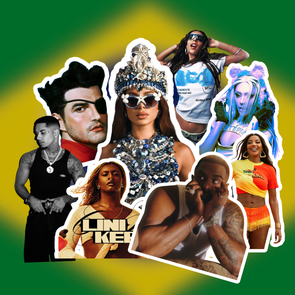 KIT DE ADESIVOS - ARTISTAS BR | BRASIL | POP | ANITTA | LUISA SONZA | LUDMILLA E MAIS!