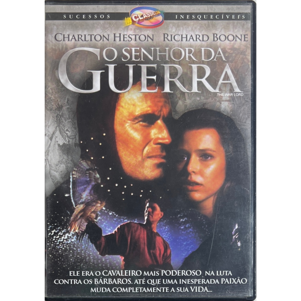 Senhor Da Guerra - Charlton Heston, Richard Boone - 1965 - DVD Original