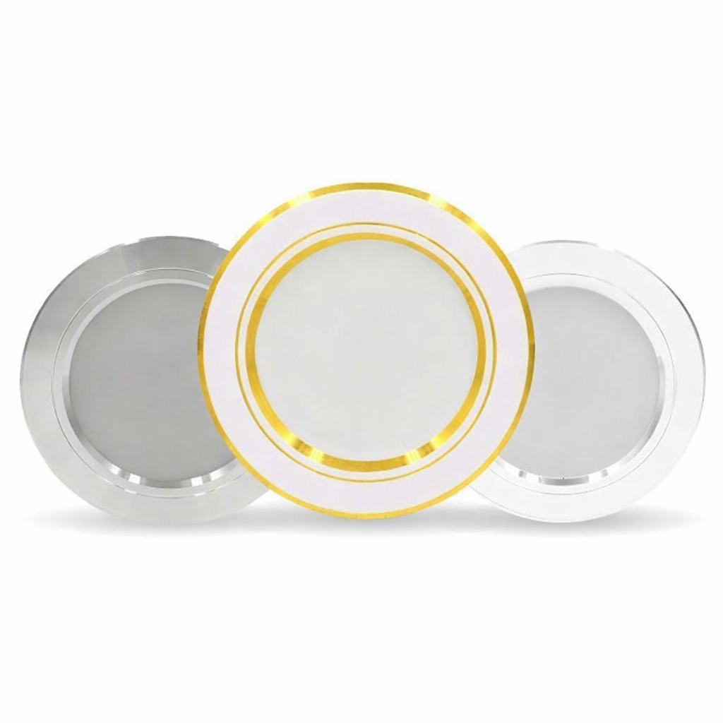 DARKHORSE Led Downlight Dourado/Prata/Corpo Branco Luz Branca Quente Redonda Home Spot LightSpot Embutir Led 12W