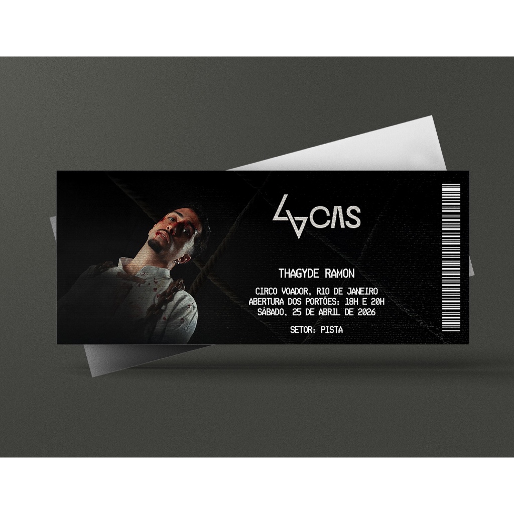 Ingresso Holográfico Personalizado Lucas no Circo Voador