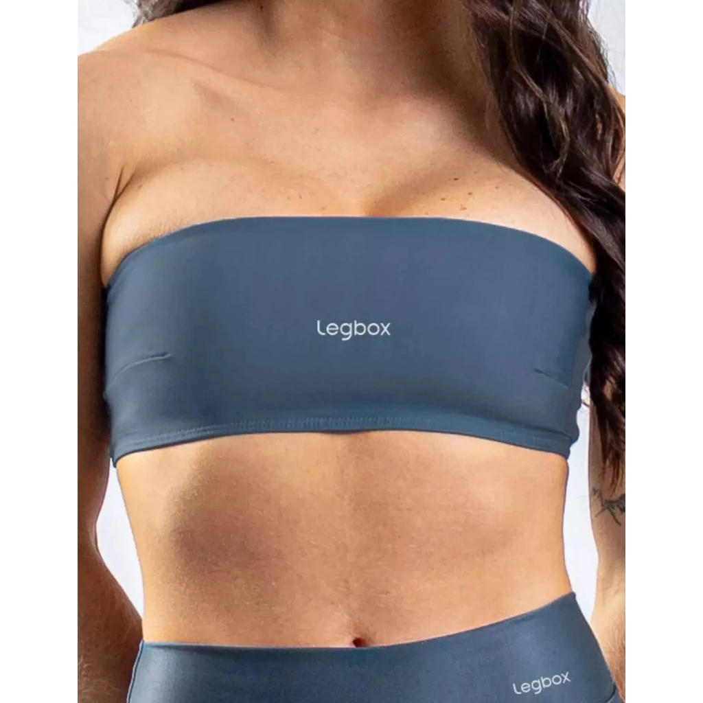 Top Faixa Legbox Original Feminino Tomara Que Caia Treino Academia Fitness Treino Corrida Ginastica — imagem 1