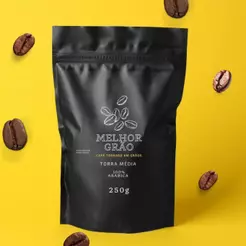Café Clássico Torrado em Grãos, 100% Arabica, CAFÉ MELHOR GRÃO