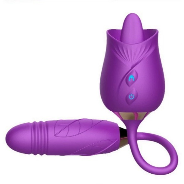 Feminino em forma de rosa oral vaginal sucção do mamilo G clitóris estimulação masturbação brinquedo