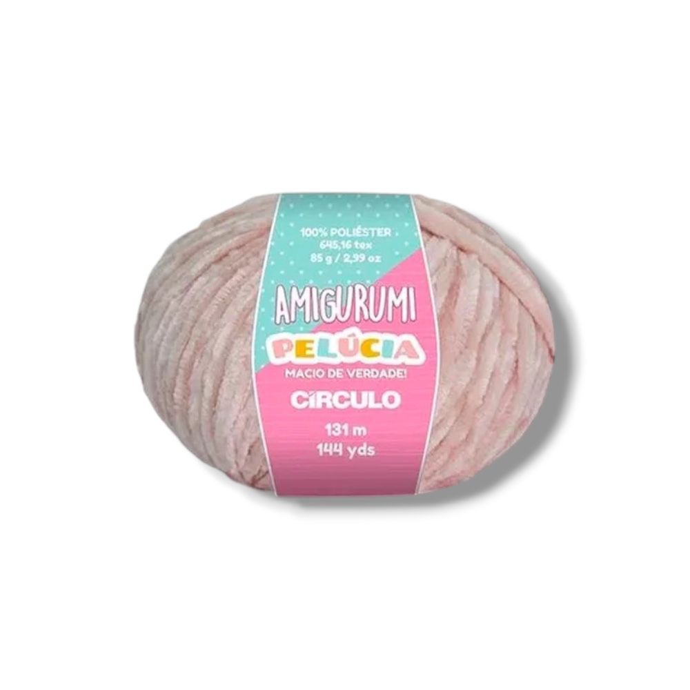 FIO AMIGURUMI PELÚCIA 3148 - MACADÂMIA 131MT / 85G - CÍRCULO