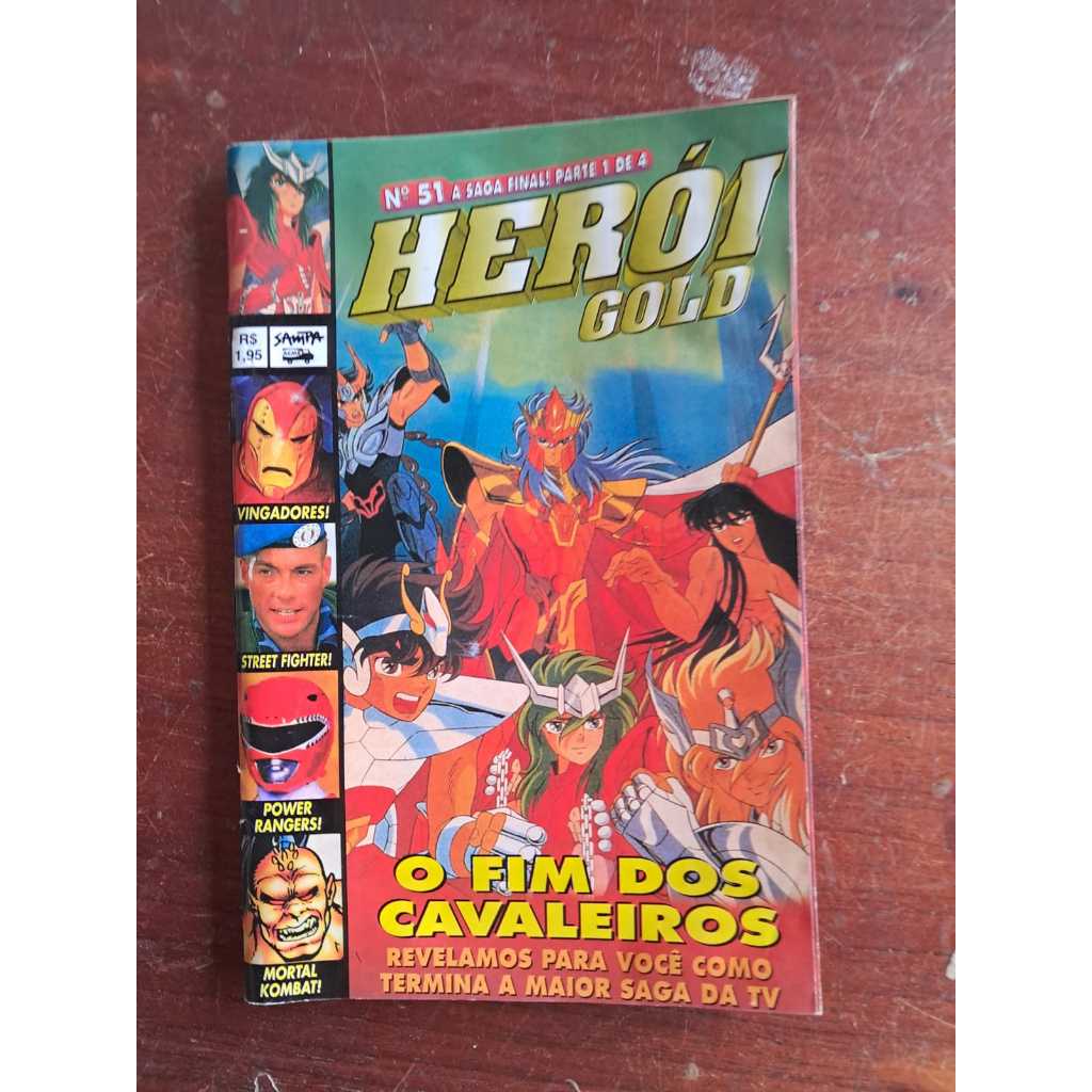 REVISTA USADA ANTIGA Revista Herói Gold - O Fim Dos Cavaleiros Nº 51