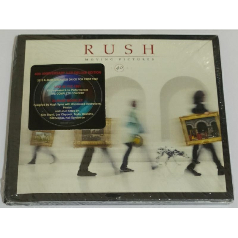 Rush - Moving Pictures (40th Anniversary) CD TRIPLO USA 2022 DELUXE EDITION 40TH ANNIVERSARY