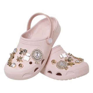 Sandália Infantil Menina Babuche Com enfeitei Botons Pins Sapato Confortável Modinha em Oferta na Shopee