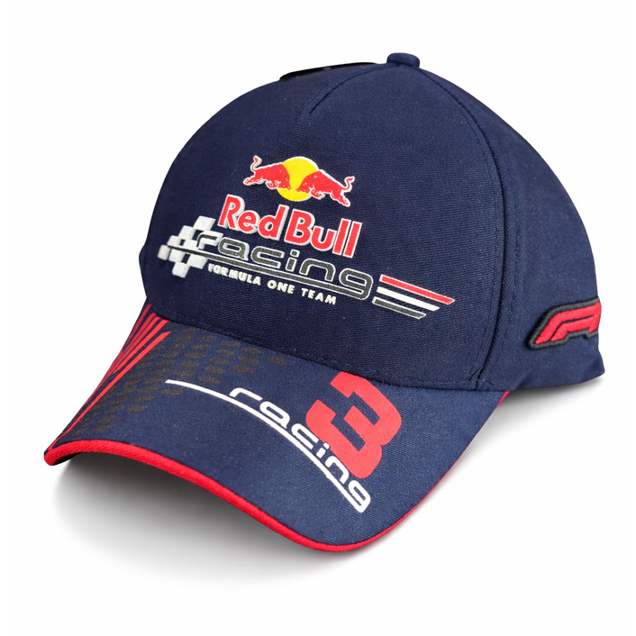 Boné Red Bull Racing F1 N3 Azul Aba Curva Snapback Ajustável Masculino