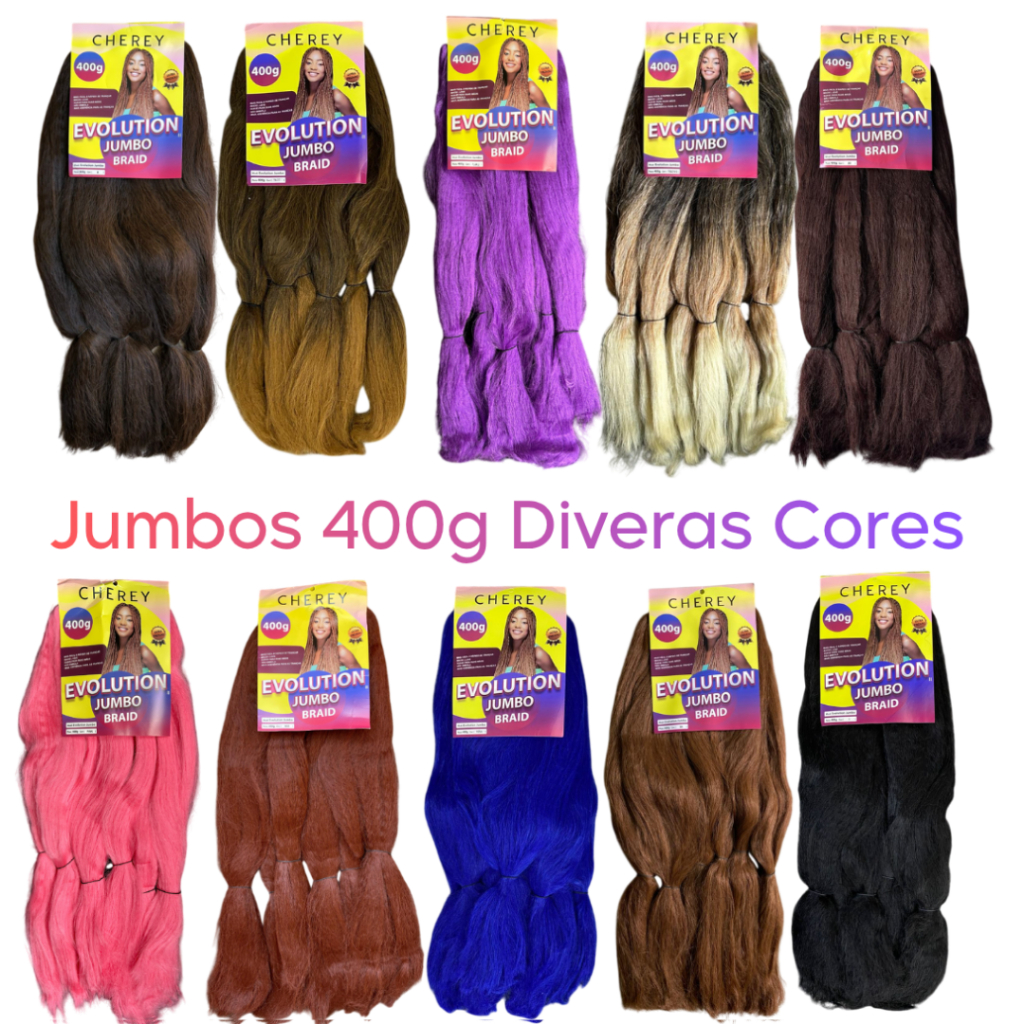 Jumbão  X 400 gramas Cabelo Promoção Para Trança Envio Rapido