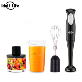Mixer de Mão 3 em 1 300W 127v  Inox com Batedor de Ovos Triturador Misturador IDALI LIFE em Oferta na Shopee