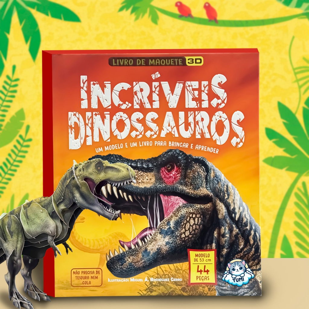 Livro Brinquedo Infantil Dinossauros Gigante Educativo Interativo Criança Presente