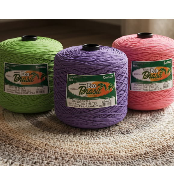 Barbante Eco Brasil 2kg - Fio 6
