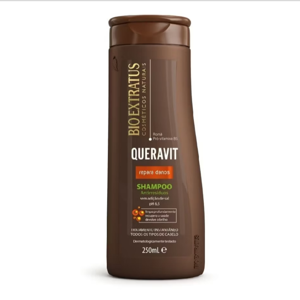 Shampoo Queravit Antirresíduos Bio Extratus 250ml