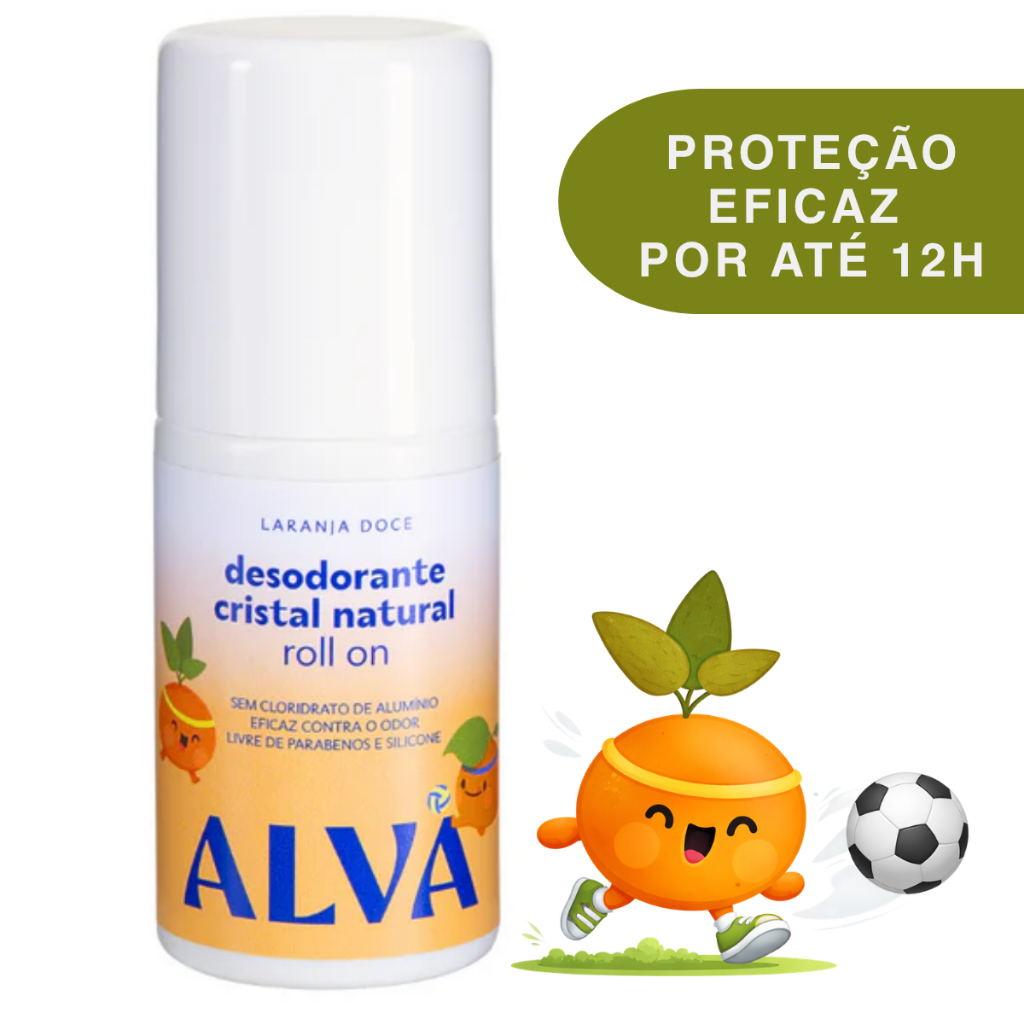 Desodorante Alva Infantil Roll On Natural 50ml