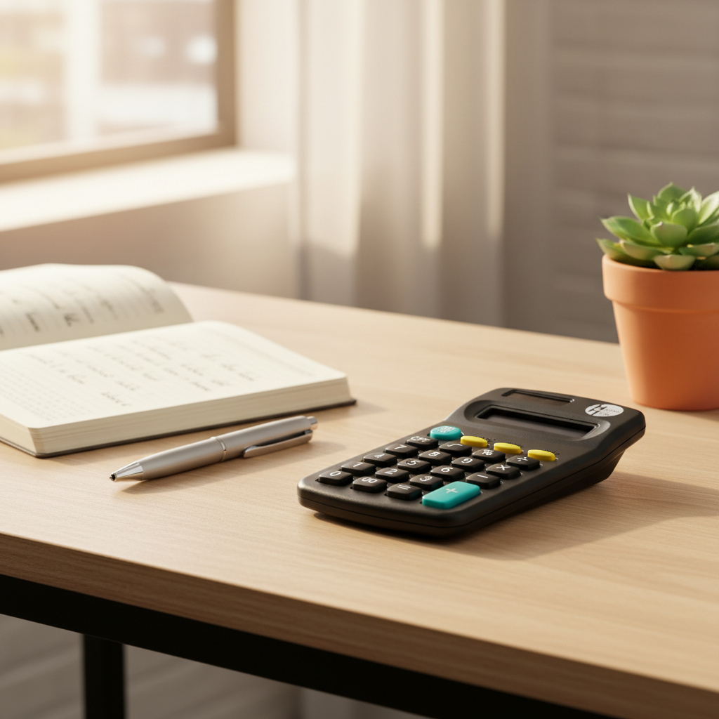 Mini Calculadora KK de Bolso para Estudos Casa Escritório Material Leve Prática
